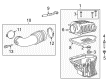 Chrysler Air Filter Box Diagram - 68413348AB