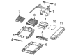 Jeep Wagoneer Armrest Diagram - 7JL39SD4AA