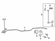 2023 Ram 2500 Sway Bar Link Diagram - 68235278AB