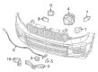Jeep Wagoneer L Parking Assist Distance Sensor Diagram - 6PG86TZZAA