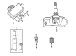 Chrysler TPMS Sensor Diagram - 68487472AB