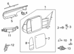 2020 Ram 5500 Car Mirror Diagram - 68381772AD