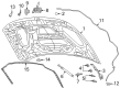 Ram 2500 Hood Diagram - 68534237AB