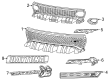 2020 Dodge Charger Emblem Diagram - 68420601AA