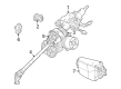 Jeep Grand Cherokee L Steering Column Cover Diagram - 68377912AA