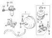 Ram 1500 Classic Brake Master Cylinder Reservoir Diagram - 68054878AC