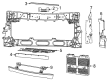 Jeep Wagoneer Air Deflector Diagram - 68425505AE