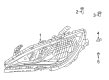 Chrysler Voyager Headlight Diagram - 68428559AC