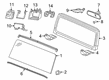 2020 Jeep Wrangler Car Mirror Diagram - 68297610AA