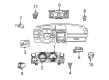 Dodge Challenger Speedometer Diagram - 68547785AA