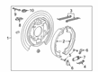 2022 Jeep Gladiator Parking Brake Cable Diagram - 68338357AG