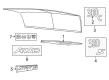 Chrysler 300 Emblem Diagram - 68496079AA