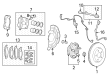 Jeep Brake Caliper Bracket Diagram - 68531131AA