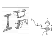 Ram Fuel Door Release Cable Diagram - 68282234AA