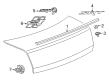 Dodge Challenger Emblem Diagram - 68614196AA