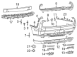 2022 Dodge Challenger Bumper Diagram - 68532761AA