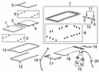 Jeep Wagoneer L Sunroof Diagram - 68566890AA