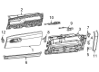 Jeep Wagoneer L Glove Box Diagram - 68565328AA
