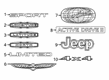 Jeep Cherokee Emblem Diagram - 68540202AB