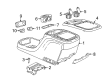 Chrysler Voyager Center Console Base Diagram - 6WX962D2AB