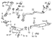 Ram Catalytic Converter Diagram - 68516082AA