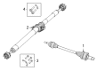 2022 Jeep Grand Cherokee L Drive Shaft Diagram - 68459664AC