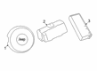Jeep Gladiator Air Bag Control Module Diagram - 68526688AA