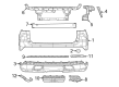 2023 Jeep Grand Cherokee Bumper Diagram - 68581158AA