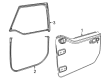 Jeep Gladiator Weather Strip Diagram - 68271733AA