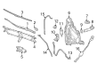 Jeep Wiper Blade Diagram - 68505551AA