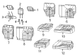 2022 Chrysler Voyager Seat Cover Diagram - 7KH67BDQAA