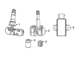 Jeep Grand Cherokee WK TPMS Sensor Diagram - 68443470AB