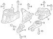 Jeep Compass Transmission Mount Diagram - 68548797AA