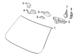 Chrysler Windshield Diagram - 68227735AG