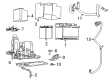 Jeep Compass Battery Tray Diagram - 68456774AC