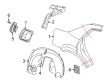 2022 Chrysler 300 Fuel Filler Housing Diagram - 68422925AB