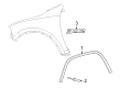 Dodge Durango Emblem Diagram - 68402188AB