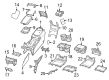 Jeep Grand Cherokee Armrest Diagram - 7GX64BDQAA