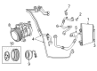 Jeep Compass A/C Compressor Diagram - 68284438AB