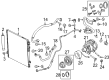 Ram 1500 A/C Compressor Diagram - 68158259AG