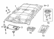 Ram Sun Visor Diagram - 6NN45TX7AD