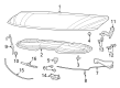 Chrysler Voyager Hood Hinge Diagram - 68488455AA