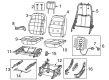 2019 Ram ProMaster 2500 Seat Cover Diagram - 5SE73LXBAA
