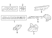 Dodge Charger Emblem Diagram - 68564532AA