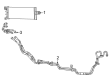 Jeep Transmission Oil Cooler Hose Diagram - 68448242AA