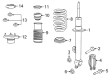 2023 Dodge Charger Shock Absorber Diagram - 68544267AA