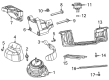 2017 Jeep Grand Cherokee Engine Mount Diagram - 68275987AA