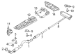 2018 Ram ProMaster City Exhaust Heat Shield Diagram - 68246562AA