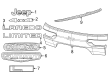 Jeep Grand Cherokee L Emblem Diagram - 68488661AA