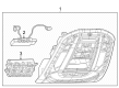 Jeep Grand Cherokee L Dome Light Diagram - 6PQ761X7AJ